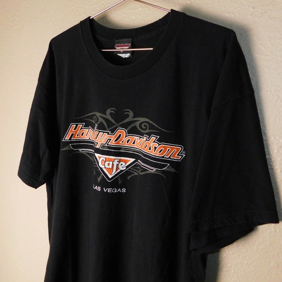 Harley-Davidson Tee Shirt Adult XL Cafe Las Vegas Biker Motorcycle Logo - Picture 4 of 7